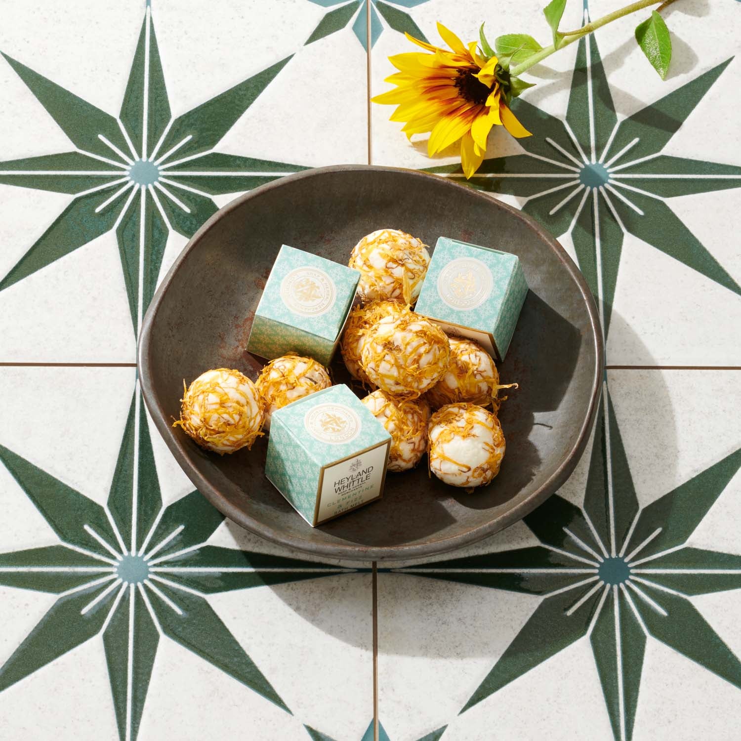 Clementine & Fizz Bath Melt Truffle — Heyland & Whittle
