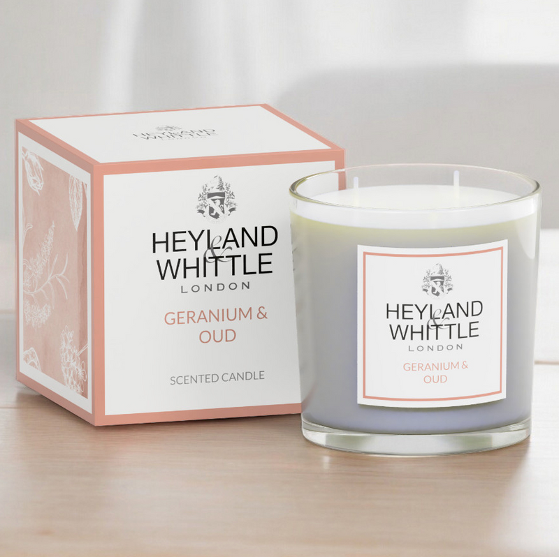 Geranium & Oud Two Wick Candle