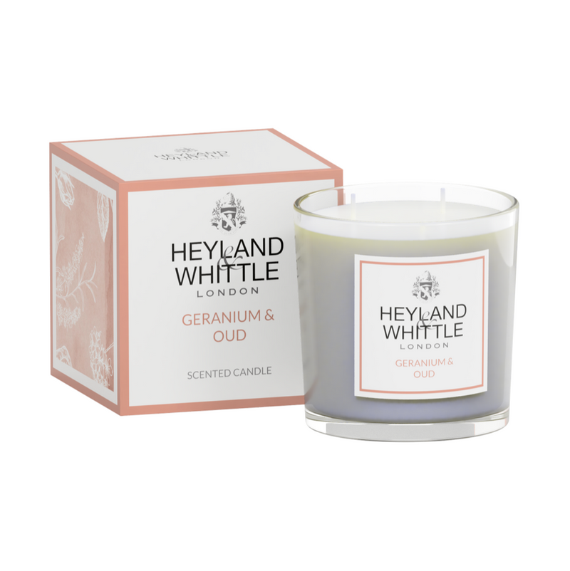 Geranium & Oud Two Wick Candle